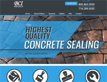 Tablet Screenshot of concretesafeguard.com